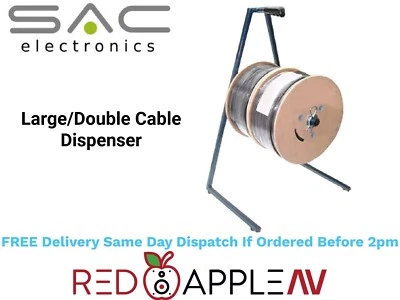 S.A.C großer/doppelter Kabelspender ideal für Satelliten- oder Koaxialkabeltrommeln - Bild 1 von 2