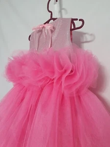 Girl Flower Dress Pageant Ball Gown Princess Party Prom Birthday Fluffy Gown NEW - Picture 1 of 7