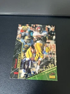 1995 Signature Rookies Edward Hervey '95 Draft Auto Card #/7750 RC NFL - Picture 1 of 2