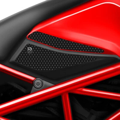 Empuñaduras de tanque de combustible para motocicleta Bloq Ducati Hypermotard 950 (2019-) - NEGRAS Foto 1 de 4