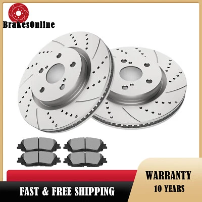Front Brake Rotors Pads fit for Lexus ES300H ES350 UX200 UX250H 2019-2022 Brakes - Image 1 of 4