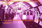 1970's 35mm Souvenir Slide #4-23 Underground At Picadilly Circus London (p)