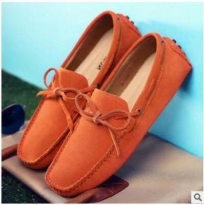 New Mens casual Moccasin Loafer slip on comfort suede boats Driving Shoes D - Image 1 of 4
