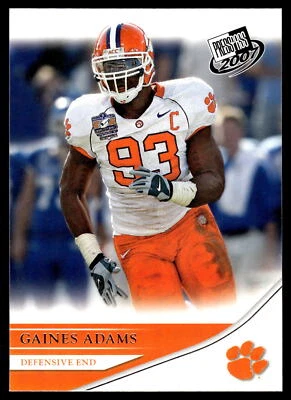 2007 Press Pass #23 Gaines Adams NRMT or Better - Image 1 of 2