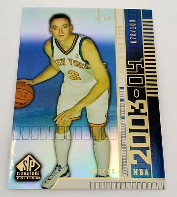 2003-04 SP Signature Edition Gold #64 Keith Van Horn: New York Knicks/100 Foto 1 de 2