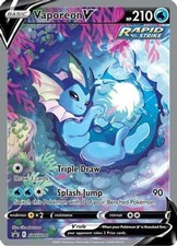 Vaporeon V - SWSH181 - Pokemon Promo Sword & Shield Alternate Art Card NM