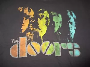 2011 Retro The DOORS Psychedelic (LG) T-Shirt MORRISON KRIEGER MANZAREK DENSMORE - Picture 1 of 2