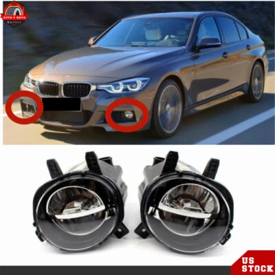 Faros antiniebla laterales derecho e izquierdo para BMW Serie 3 F30 F35 LCI 320i 2012-2018 Foto 1 de 4