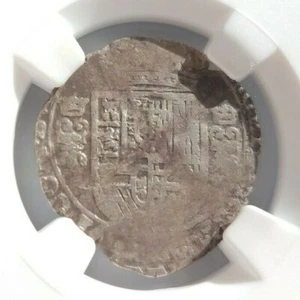 1622 Philip IV Spanish Netherlands NGC VF20 Silver 1/16 Patagon Crown Crest COB - Picture 1 of 12