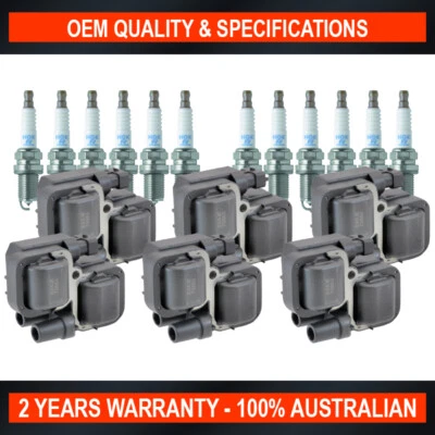 Set Swan Ignition Coils & NGK Spark Plugs for Mercedes Benz C-Class C240 C280 - image 1 of 4