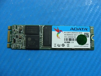 HP 17-by0062cl ADATA 128GB SATA M.2 SSD Solid State Drive ASU800NS38-128GT-C - Image 1 of 2