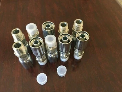 GATOR MPX-08-08, 10 PK, 1/2" Hose x 1/2" Male Pipe Swivel Hydraulic Hose Fittings HY