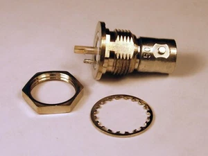 Qty 2: “Kings” Insulated BNC Female 4GHz 50 ohm Panel Mount Connectors KC-79-150 - Picture 1 of 7