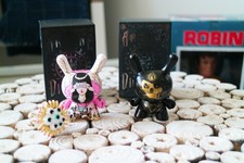 Kidrobot Arcane Divination Dunny Series - Judgement , Hermit Vinyl Figure lot