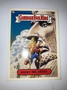 Garbage Pail Kids 86B Rocky Ricardo Sticker Card with Puzzle Piece    GPK-58