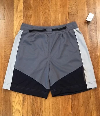 Pantalones Cortos Pull-On de Malla Reciclada para Niños, GapFit, Cintura Elástica, Gris, Grande / 10 Foto 1 de 4