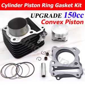 Cylinder Convex Piston Kit 150cc 62mm Kit For KAWASAKI KLX125 KLX 125 2003-2009 - Picture 1 of 8