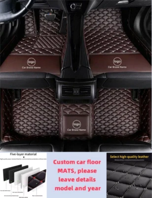 Car Floor Mats For Chevrolet All Models Custom Waterproof Cargo Liners Carpets - Image 1 of 4