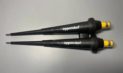 Lote de 2 pipetas de un solo canal Eppendorf 4710 10-100uL 1 ml Foto 1 de 4