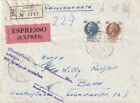Italy: Registered Express Cover To Germany 1959, Arr.Canc.