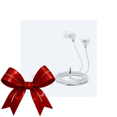 Sony MDR-EX15LP Fashion Color EX Series In-Ear Earbud Headphones (White) - Image 1 of 3
