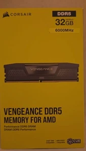 CORSAIR Vengeance DDR5 RAM 32GB (2x16GB) 6000MHz CL30 Neu World Wide Shipping - Picture 1 of 1