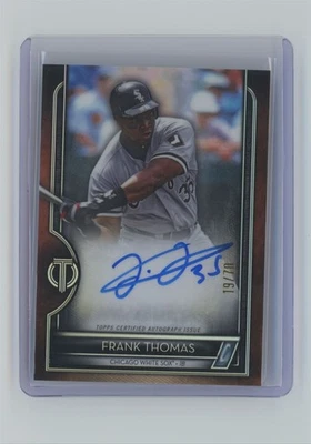 2020 Topps Tribute Tribute to Great Hitters Frank Thomas Auto /70 #TGH-FT - Image 1 of 2
