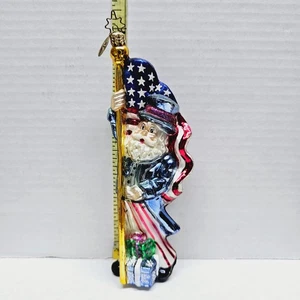 Christopher Radko Adorno de Navidad De Colección RARO 2002 American True & Through - Imagen 1 de 4