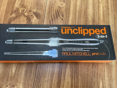 Paul Mitchell Pro Tools Express Ion Unclipped 3-in-1 Curling Iron NIB - Image 1 of 4