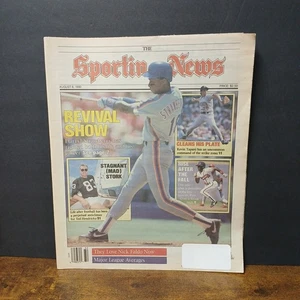 Vintage The Sporting News Newspaper, 8/6/90, Darryl Strawberry, Sports - Picture 1 of 4