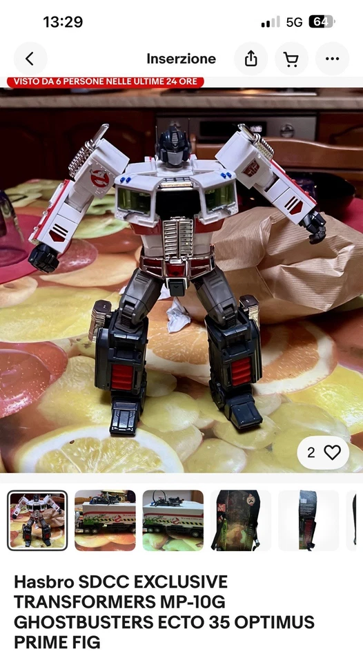 Transformers optimus prime hasbro mp10 g ecto35 edition - Immagine 1 di 4