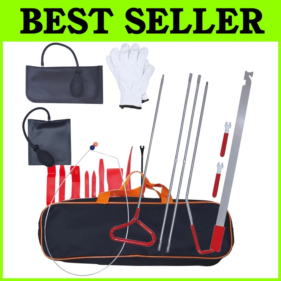 Portable Car Tool Set with Durable Airbag & Screwdriver - Image 1 of 4