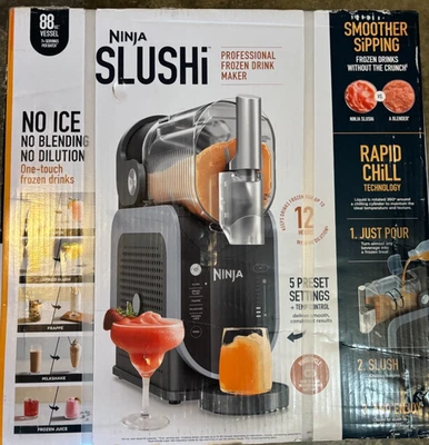 NUEVO Mezclador profesional para hacer bebidas congeladas Ninja Slushi 5 en 1 FS301 88 oz. Foto 1 de 4