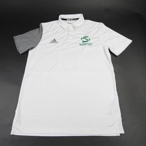 Sacramento State Hornets adidas Polo Men's White/Dark Gray Used - Picture 1 of 5