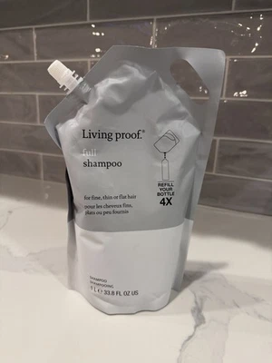 Champú completo Living Proof 1 L (33,8 fl oz) recarga nuevo cabello fino fino plano Foto 1 de 3