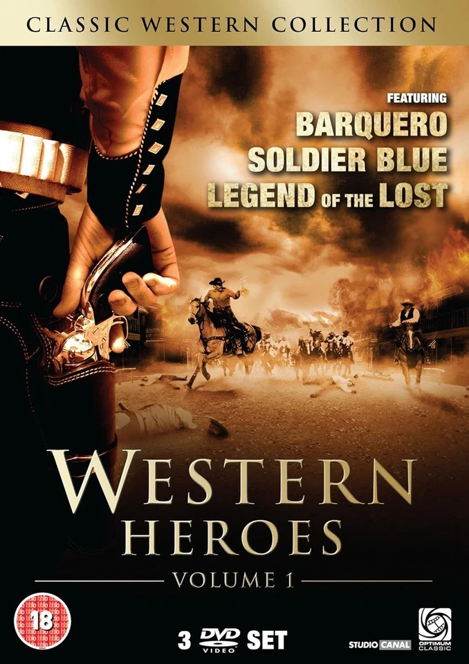 Western Heroes Collection Volume 1 (DVD) Barquero, Soldier Blue, Legend of.... - Image 1 of 1