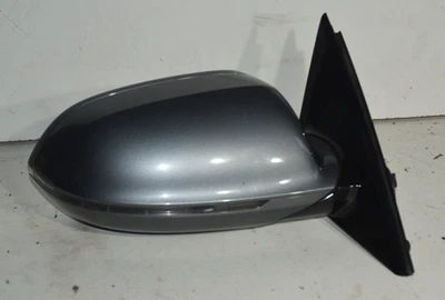 AUDI A8 4H D4 LADO DEL CONDUCTOR ELÉCTRICO PLEGABLE RETROVISOR PINTURA LX7R GRIS 2016 14 PIN - Imagen 1 de 4