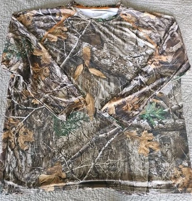 Realtree Mens Long Sleeve Performance Edge Camo Tee Shirt Size 2XL - Image 1 of 4