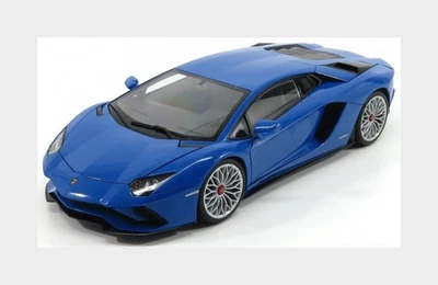 1:18 AUTOART Lamborghini Aventador S 2017 Blue Nila AA79134 Model - Image 1 of 4