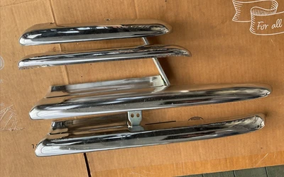 Vintage 1947 1948 47 48 Chevy GRILLE Assembly inserts Left hand Drivers NOS NORS - Image 1 of 4