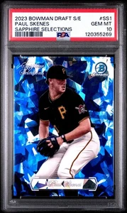 2023 Bowman Draft Sapphire Edition Paul Skenes Sapphire Selections PSA 10 SS1 - Bild 1 von 3