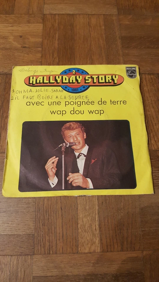 JOHNNY HALLYDAY " OH MA JOLIE SARAH " DISQUE VINYL 45 TOURS - Photo 1/1