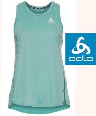 Camiseta sin mangas ODLO Zeroweight Chill Tec Trail Running refrigeración ultraligera mujer mediana Foto 1 de 4
