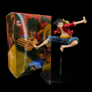 7" Anime One Piece The Summit War Monkey D Luffy Slap Figura Modelo Estatua Regalo - Imagen 1 de 7