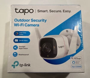 New! TP-LINK 3MP H.264 Outdoor Security Wi-Fi Camera Tapo C320WS TapoC320WS IP66 - Picture 1 of 5