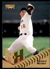 1996 Pinnacle #256 Hideo Nomo Hardball Heroes