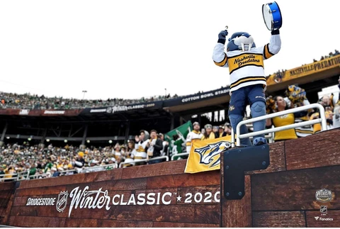 Gnash Nashville Predators Unsigned 2020 NHL Winter Classic Photo Cover