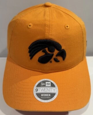 Iowa Hawkeyes New Era 9TWENTY Women’s Strapback Adjustable Hat Cap Orange Foto 1 de 4