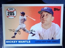 2007 Topps #MHR205 Mickey Mantle     Home Run History  New York Yankees