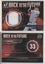2016 Panini Donruss Back to the Future Materials Nick Swisher #BF-NS
